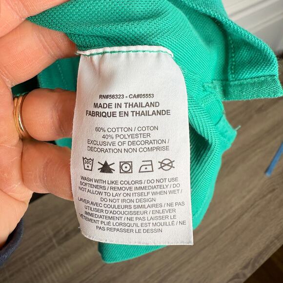 Nike Tiger Woods Frank Polo Shirt Mens XXL Neptune Green Masters Golf - Picture 7 of 10